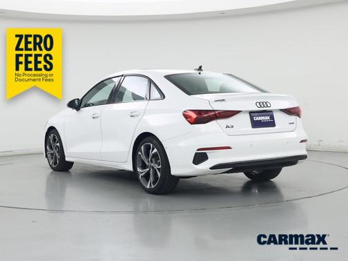 White 2023 Audi A3 Premium