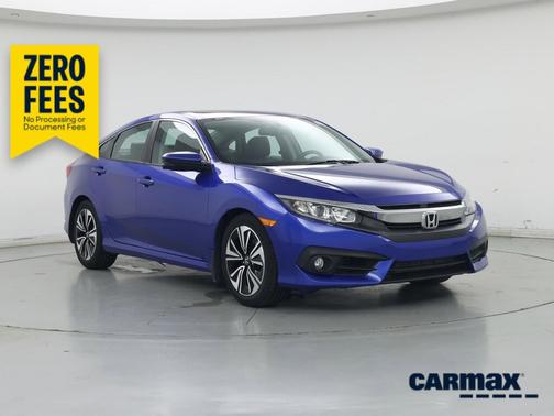 Blue 2016 Honda Civic EX-L