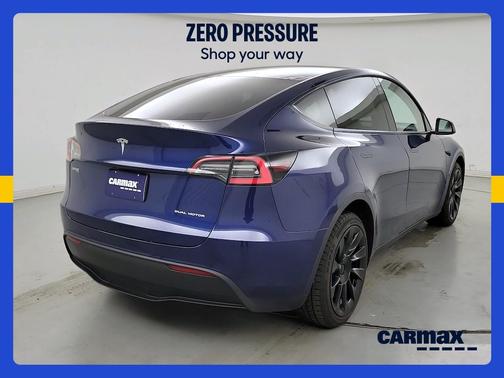Blue 2021 Tesla Model Y Long Range