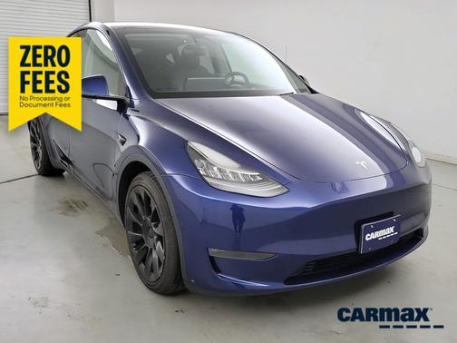 Blue 2021 Tesla Model Y Long Range