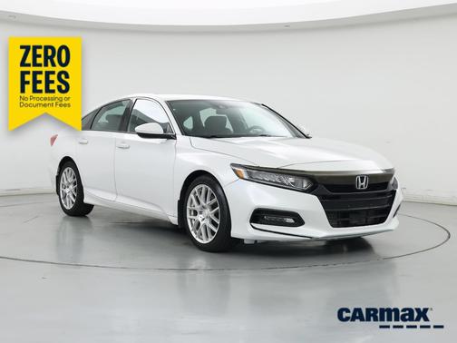 White 2018 Honda Accord Sport