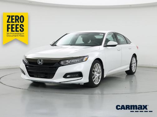 White 2018 Honda Accord Sport