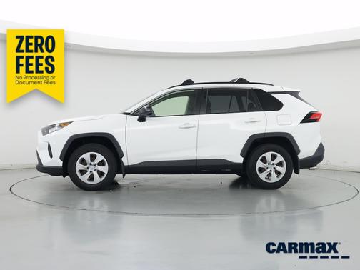 White 2019 Toyota RAV4 LE