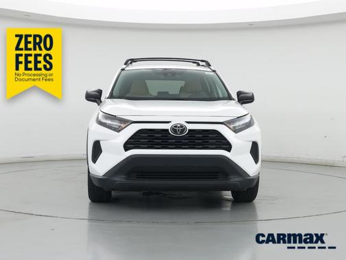 White 2019 Toyota RAV4 LE