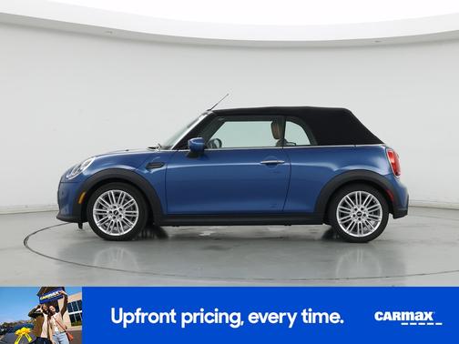 Blue 2022 MINI Convertible