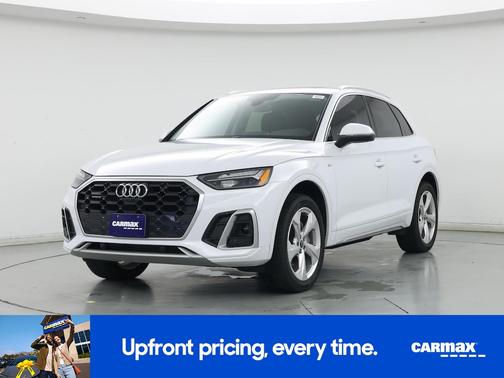 White 2022 Audi Q5 S-Line Premium Plus