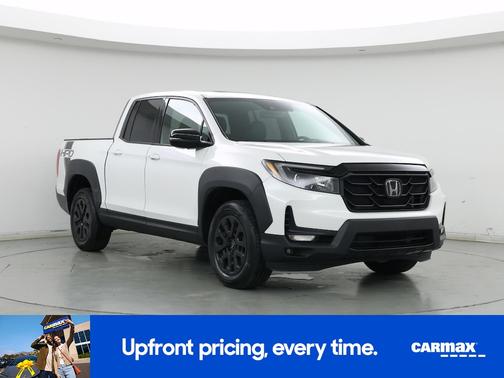 White 2022 Honda Ridgeline Black Edition