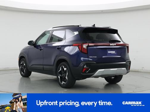 Blue 2025 Kia Seltos EX
