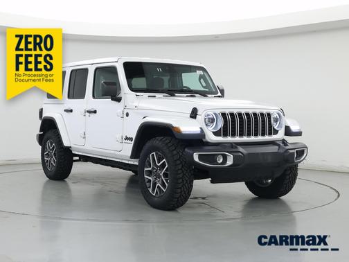 White 2025 Jeep Wrangler Sahara