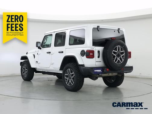 White 2025 Jeep Wrangler Sahara