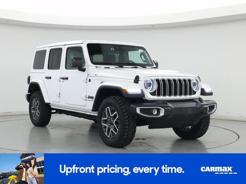 White 2025 Jeep Wrangler Sahara