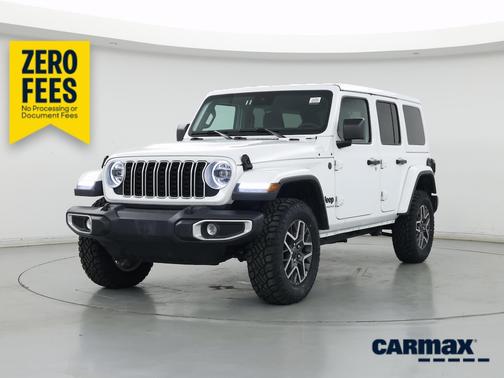 White 2025 Jeep Wrangler Sahara
