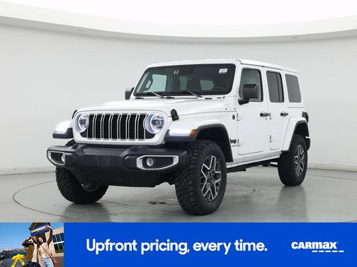 White 2025 Jeep Wrangler Sahara