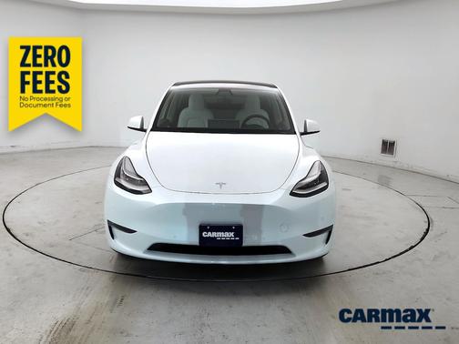 White 2021 Tesla Model Y Long Range