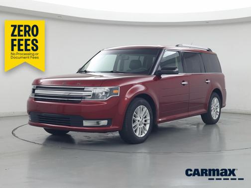 Red 2018 Ford Flex SEL