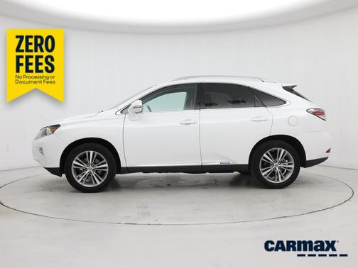 White 2015 Lexus RX 450h