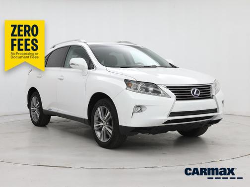White 2015 Lexus RX 450h