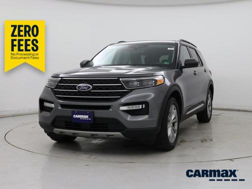 Gray 2022 Ford Explorer XLT