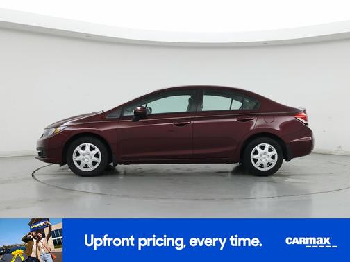 Burgundy 2015 Honda Civic LX