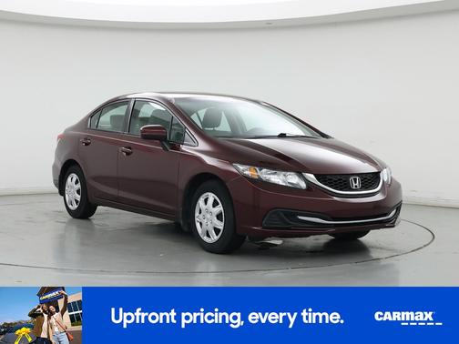 Burgundy 2015 Honda Civic LX