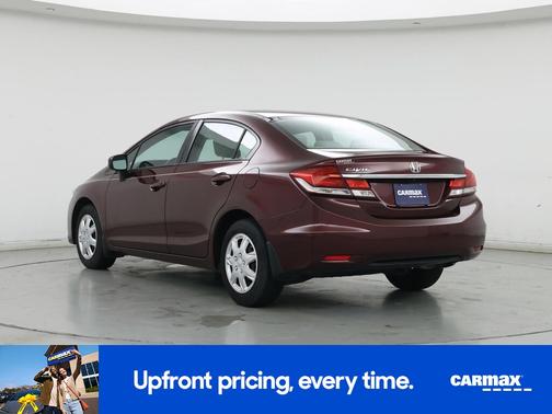 Burgundy 2015 Honda Civic LX