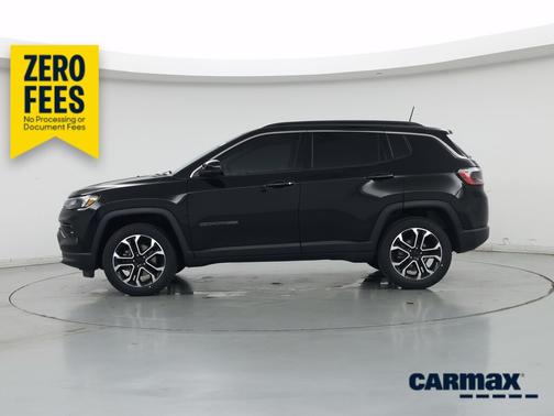Black 2022 Jeep Compass Limited