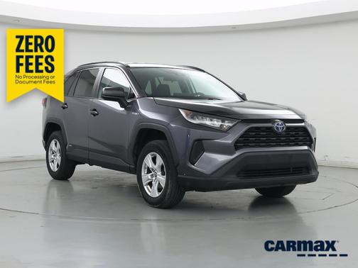 Gray 2021 Toyota RAV4 Hybrid LE