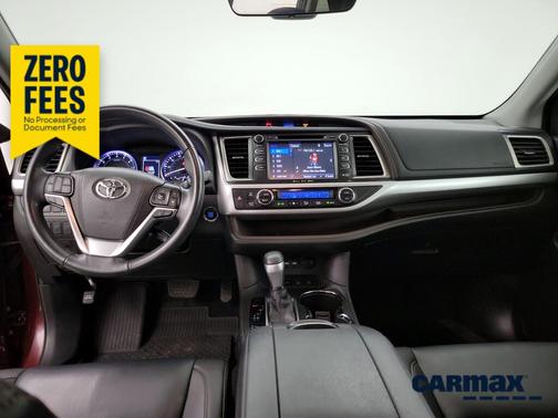 Burgundy 2019 Toyota Highlander XLE