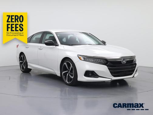 White 2022 Honda Accord Sport SE
