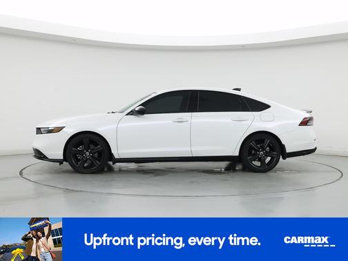 White 2023 Honda Accord Hybrid Sport-L
