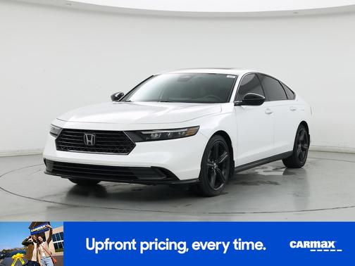 White 2023 Honda Accord Hybrid Sport-L