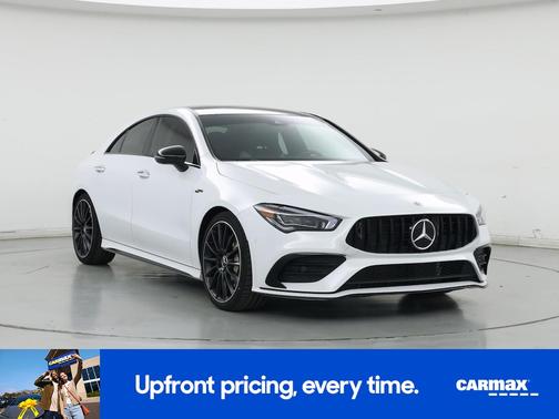 White 2022 Mercedes-Benz AMG CLA 35