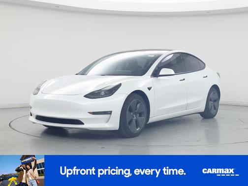 White 2021 Tesla Model 3 Long Range