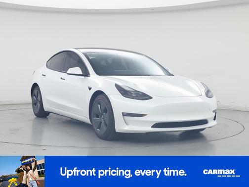 White 2021 Tesla Model 3 Long Range
