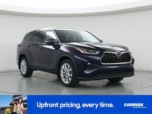 Blue 2022 Toyota Highlander Limited