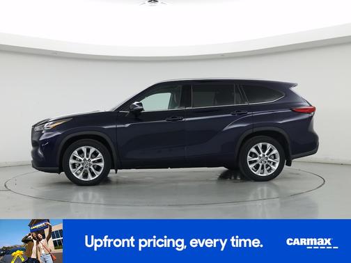 Blue 2022 Toyota Highlander Limited