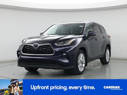 Blue 2022 Toyota Highlander Limited