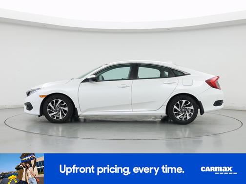 White 2018 Honda Civic EX
