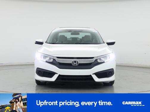 White 2018 Honda Civic EX