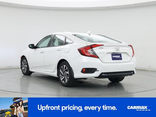 White 2018 Honda Civic EX