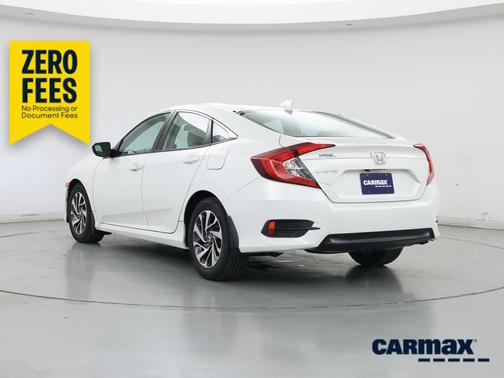 White 2018 Honda Civic EX