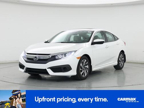 White 2018 Honda Civic EX