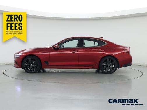 Red 2023 Genesis G70 2.0T