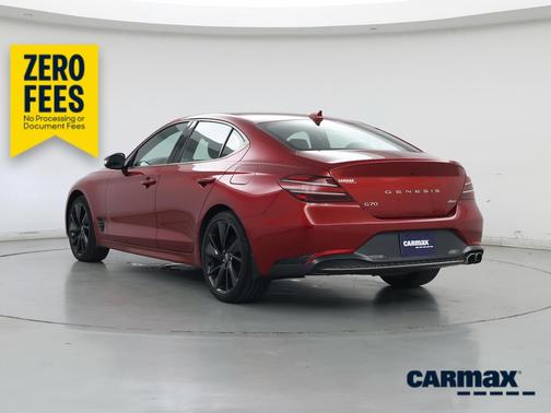 Red 2023 Genesis G70 2.0T