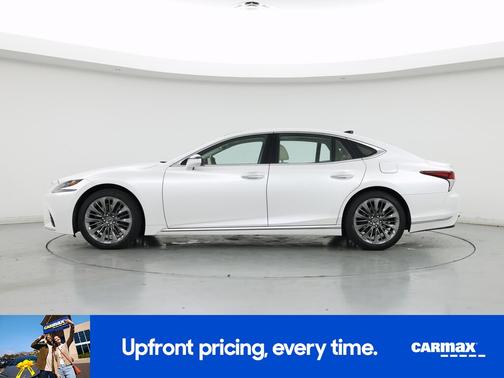 White 2019 Lexus LS 500