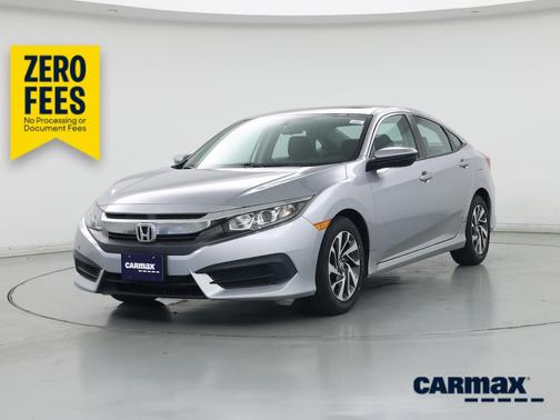 Silver 2016 Honda Civic EX