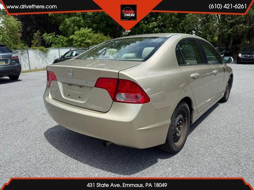 Gold 2007 Honda Civic LX