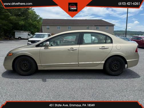 Gold 2007 Honda Civic LX