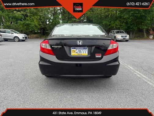 Black 2012 Honda Civic LX