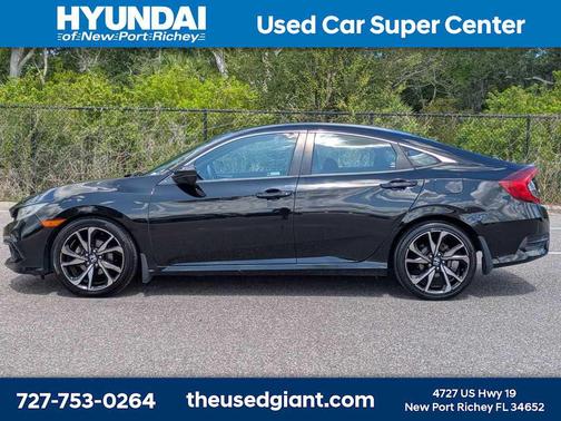 Crystal Black Pearl 2019 Honda Civic Sport